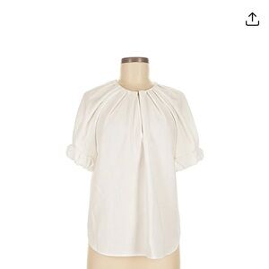 New A.L.C Off White Ivory Blouse Top 4